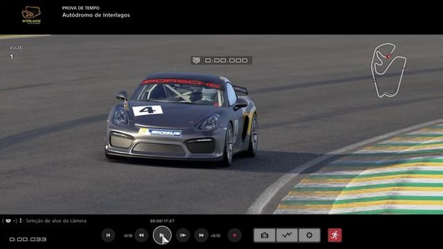 Teste e V.R do GT Sport: Porsche Cayman GT4 Clubsport 3.8 24V смотреть онлайн