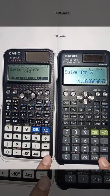 Casio 991EX vs. 991ES, which is fast and better? #scientificcalculator #casiocalculator смотреть онлайн