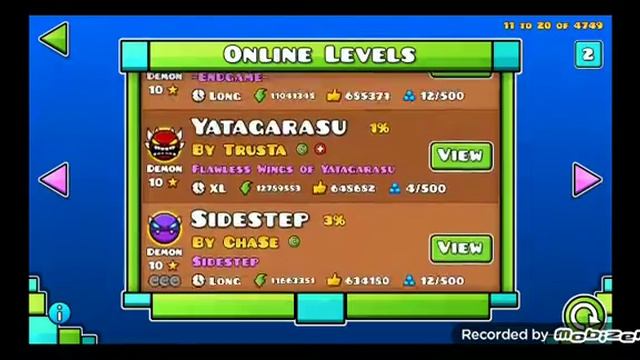 які паролі в популярних рівней в Geometry Dash смотреть онлайн