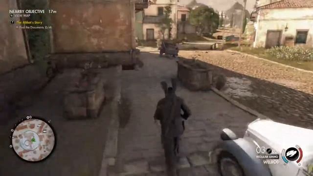 XBOX ONE X Sniper Elite 4 Campaign Mode Abrunza Monastery Part 1 смотреть онлайн