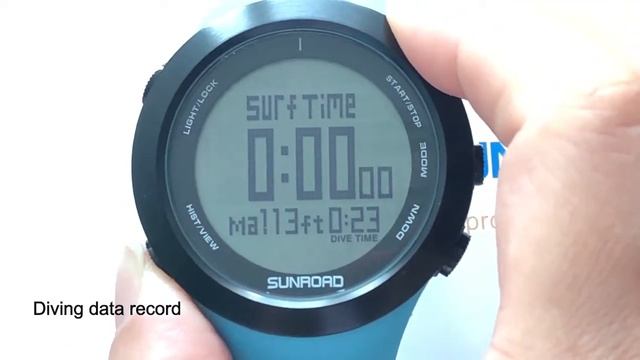 Sunroad Diving watch operation guide en смотреть онлайн