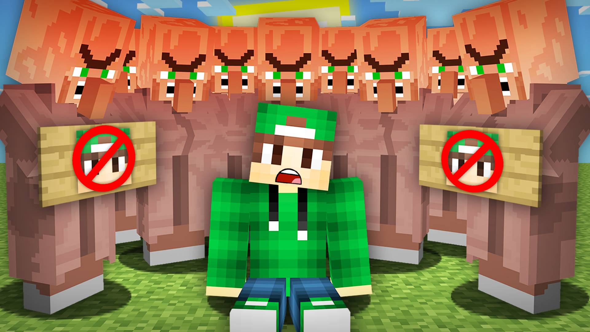 ПОЧЕМУ ЖИТЕЛИ ПРОТИВ МЕНЯ В МАЙНКРАФТ | Риколит Minecraft смотреть онлайн