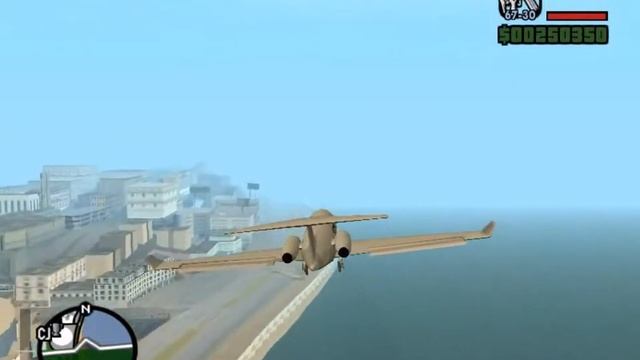 Real flying at GTA San Andreas! смотреть онлайн