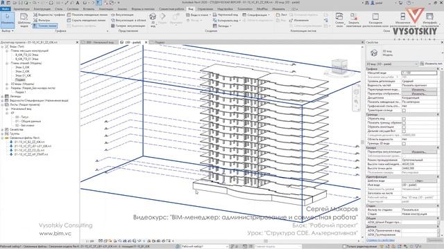 [Курс «BIM-администрирование»] Структура CDE. Альтернативная смотреть онлайн