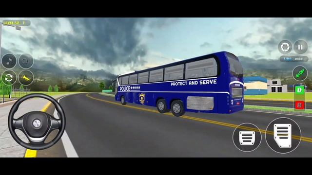 Indian Police Bus Driving Surat Bus Driver Simulator Gameplay Bus Simulator 3D Real Android Gamepla смотреть онлайн