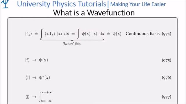 What's a Wavefunction - in Detail? Part 7: Ket Vs Wavefunction смотреть онлайн