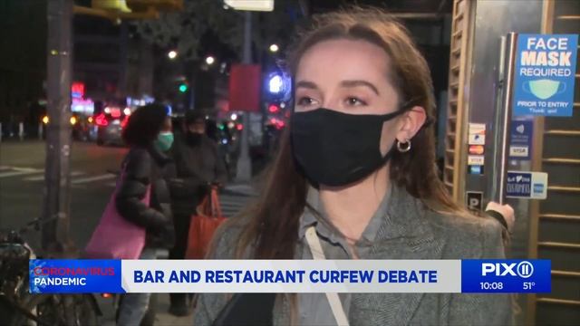 Debate continues over bar, restaurant curfew смотреть онлайн