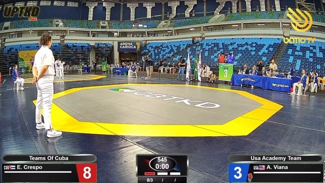 Alena Viana (USA) vs E. Crespo (CUB) F+73 2023 Pan Am Series Brazil (Finals) смотреть онлайн