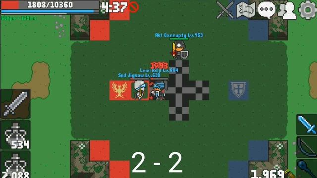 Rucoy Online - Lewi Bdjl vs Snd Jigsaw, Top lvl vs top melee смотреть онлайн