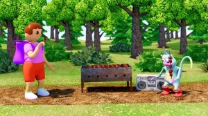 Даша и Животное   Лес 3D Анимация