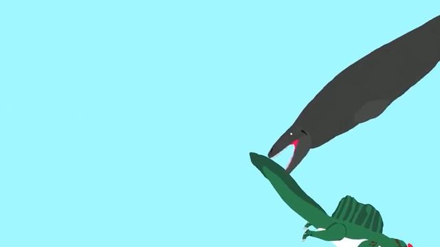 Мозазавр против спинозавра