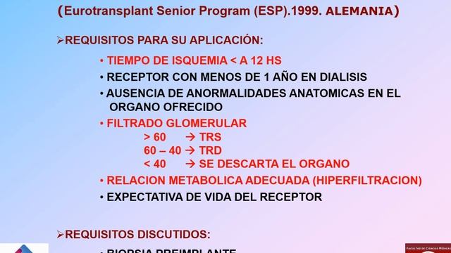 UNIDAD 14 AMPLIACIÓN DE CRITERIOS PARA ACEPTACIÓN DE ÓRGANOS Y TEJIDOS ( ADRIÁN BOLOGNA ) смотреть онлайн