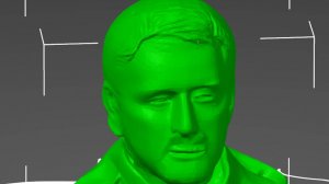 3д модель головы по фотографии за минуту с помощью нейросети Trelis. Скульптурный автопортрет.