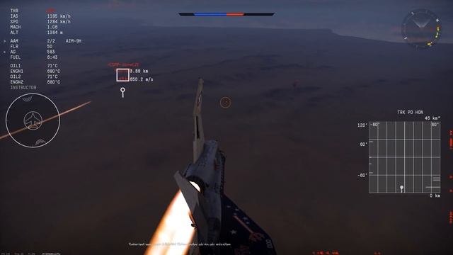 War Thunder F-4S Radar practice part 3-3 смотреть онлайн