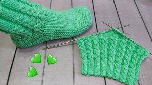 Идеальные носки спицами ✅