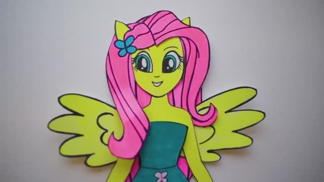 Одевалка бумажных кукол- МАЙ ЛИТТЛ ПОНИ- MY LITTLE PONY смотреть онлайн