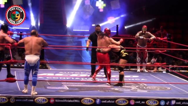 Blue Panther, Soberano Jr y El Coyote VS Templario, Star Jr y Magia Blanca. RESUMEN Martes Arena Mé смотреть онлайн