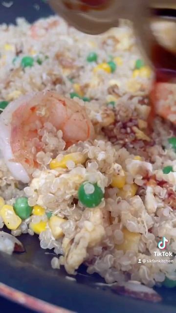 Shrimp Fried Rice with Quinoa 🦐🍚 #shorts смотреть онлайн