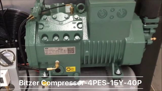 XRBF15ZBY Bitzer 4PES-15Y-40P Semi-hermetic Compressor Condensing Unit For Cold Room