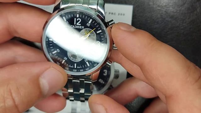 RESEÑA RELOJ CADISEN Movimiento Suizo Cristal De Zafiro (Reloj Aliexpress)