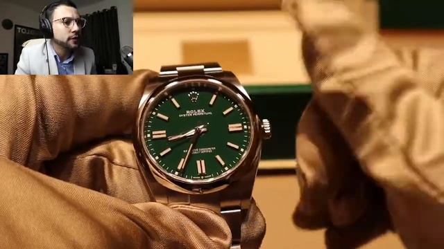 Rolex Oyster Perpetual 41mm green dial Ref. 124300 Unboxing and review EPISODE #2 смотреть онлайн