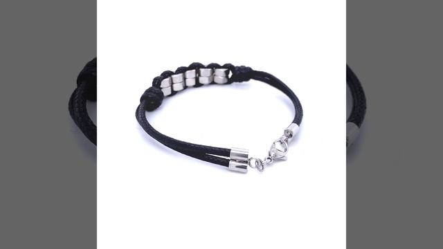 Metro | The Hex Nut - Genuine Leather and Stainless Steel Bracelet - 8.25 Inhes смотреть онлайн