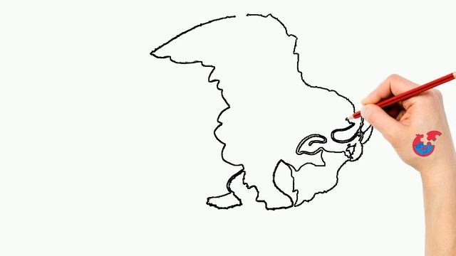 Learning How To Draw Animals For Toddlers Bison - Puzzle Kid Drawing смотреть онлайн