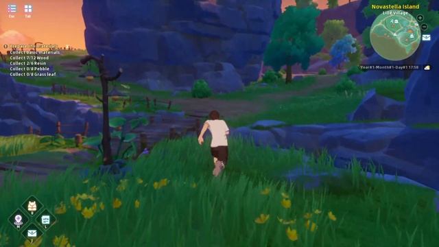 Looks like Genshin Impact but Cozy Game called Novastella Island [Early Access Gameplay] смотреть онлайн