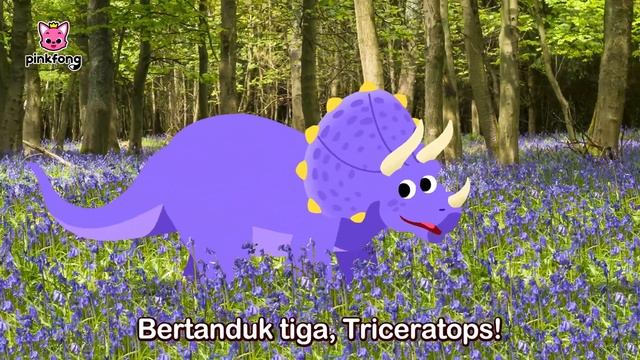 Triceratops | Lagu & Kartun Dinosaurus | Lagu Anak Indonesia | Pinkfong dan Baby Shark смотреть онлайн
