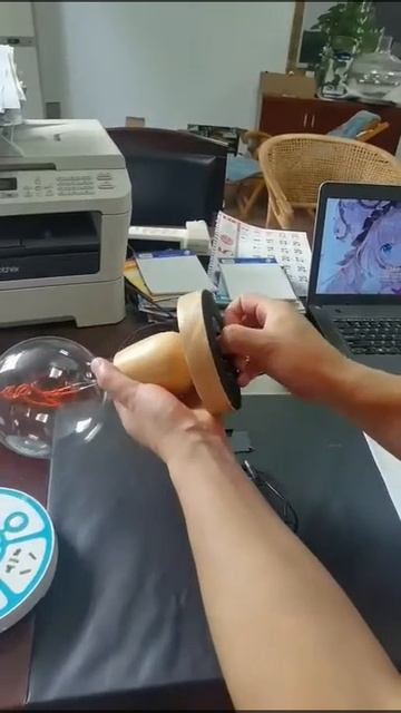 Artistic Wooden Table Lamp Set_QT-Lite™ смотреть онлайн