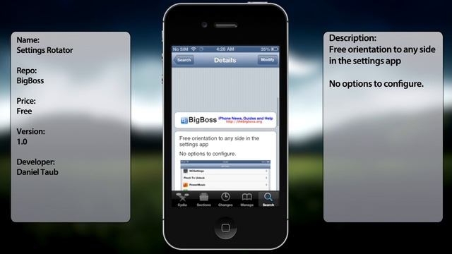 Settings Rotator: Enable Landscape Mode in the Settings App смотреть онлайн