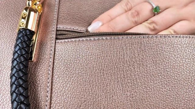 Распаковка и обзор кожаной сумки FOXER с AliExpress смотреть онлайн