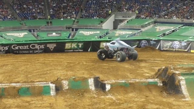 Monster Jam Megalodon Monster Truck Freestyle - Miami Marlins Park 2020 смотреть онлайн