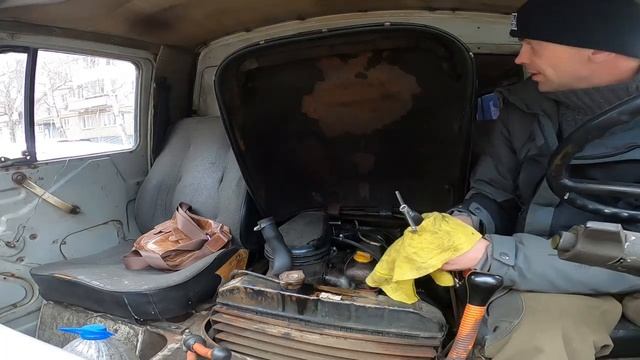 Начало. Уаз буханка, снимаю двигатель. смотреть онлайн