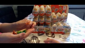 Распаковка киндеров натунс #1