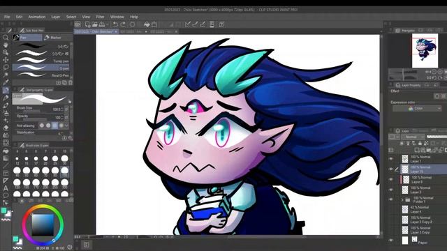 Speed Draw - My OC As Chibis смотреть онлайн