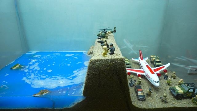 Giant Crocodile Attacks Lego Army Protects The Airport, Causing Dam to Break And Completely Flood смотреть онлайн