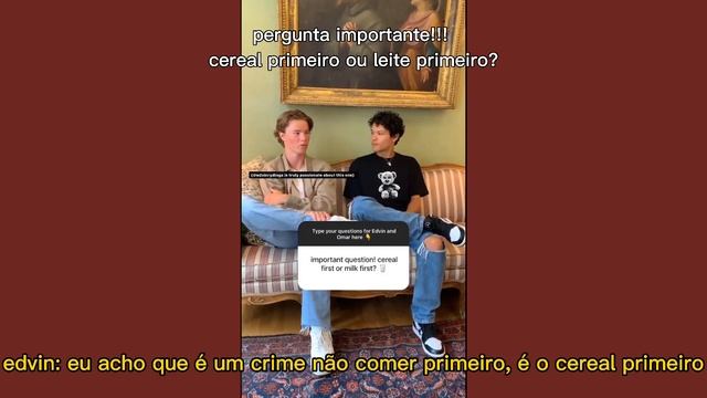 Stories: algumas perguntas para Omar e Edvin ✨ | LEGENDADO PT - BR 🇧🇷 смотреть онлайн