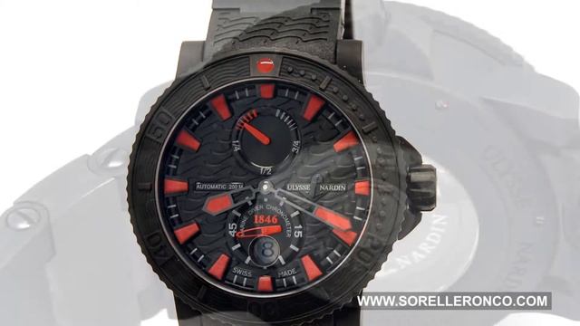Ulysse Nardin Maxi Marine Diver Black смотреть онлайн