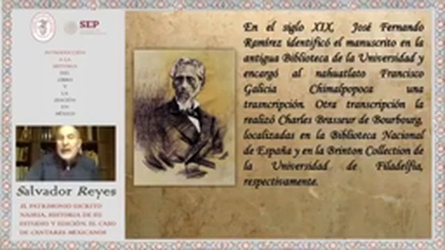 El patrimonio escrito nahua, historia de su estudio y edición. El caso de Cantares Mexicanos смотреть онлайн