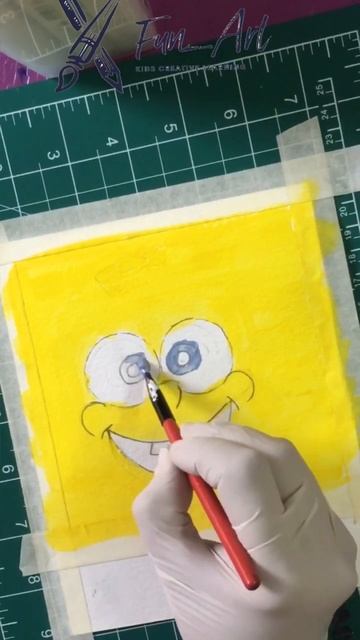 Let’s paint Sponge The Bob || #shorts #ytshorts #123india #satisfying #fun_art смотреть онлайн