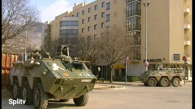 IFOR ispred hotela "Ero" u Mostaru 1996. смотреть онлайн