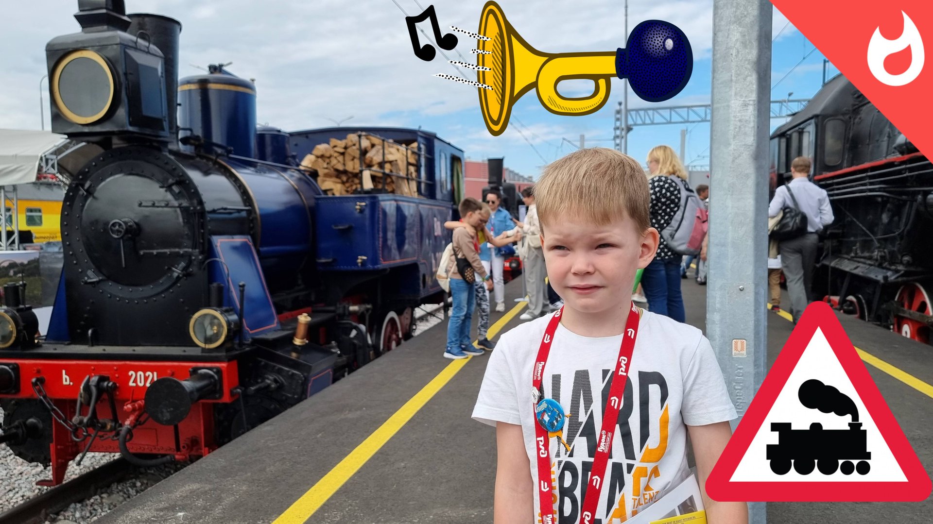 Парад паровозов _ старинные паровозы и электровозы на ходу_ паровоз гудит смотреть онлайн