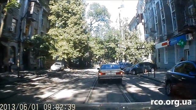 01.06.2013 Одесса. Последствия урагана глазами водителя смотреть онлайн