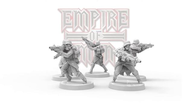Infantry preview - Empire of Men Miniature Collection Kickstarter смотреть онлайн