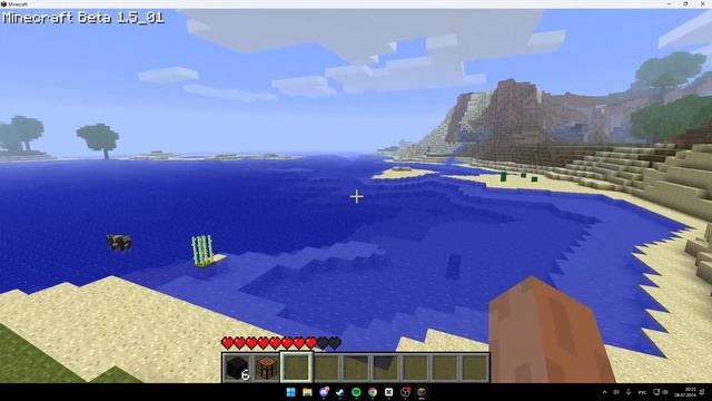 ВСТРЕТИЛ ХЕРОБРИНА НА СТАРОЙ ВЕРСИИ!!! Ч. 1 #herobrine #minecraft