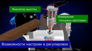 Работа автоподатчика для фуговальных станков   AF114J
