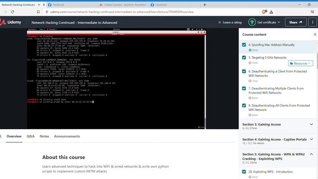 4 Spoofing Mac Address Manually смотреть онлайн