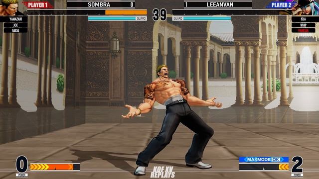 KOF XV 🔥 Sombra (Yamazaki/Joe/Geese) vs Leeanvan (Vanessa/Isla/Whip) смотреть онлайн