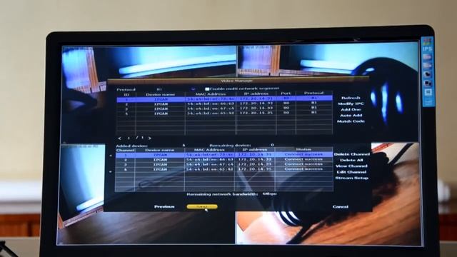JOOAN TC-734NVR4K-W wireless WIFI IP Camera CCTV system kit operation video смотреть онлайн